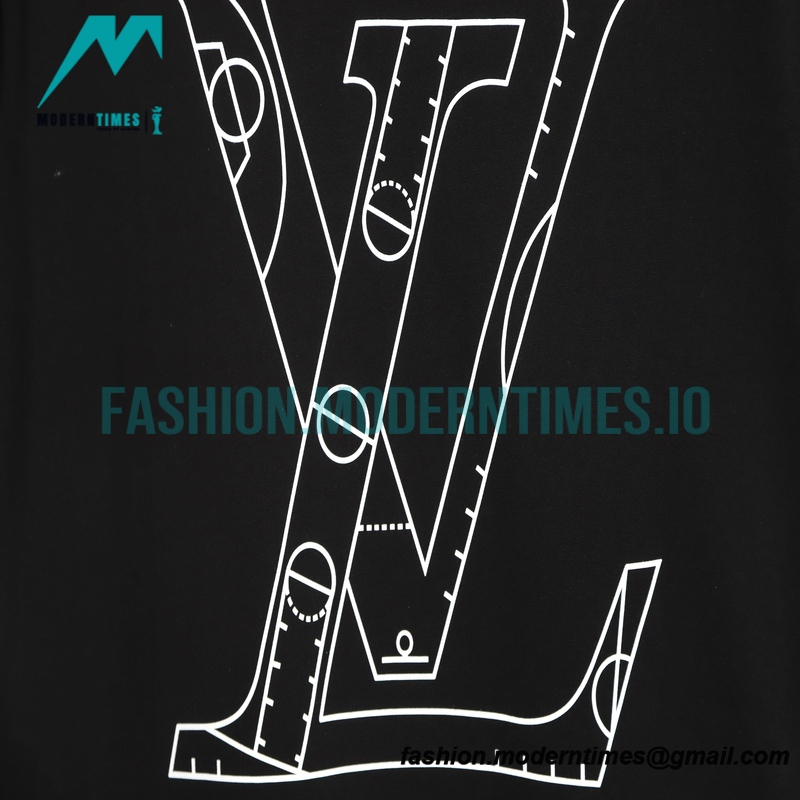 Louis Vuitton - Amp - NBA 21ss Co-branded Letter Short Sleeve Louis Vuitton - Amp - NBA 21ss Co-branded Letter Short Sleeve